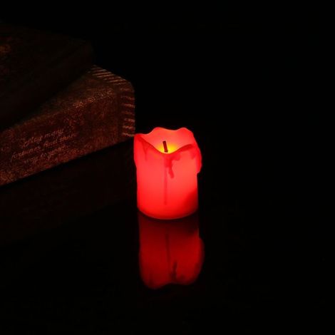 Lot de 12 Bougies chauffe-plat électriques à LED sans flamme vacillantes pour décoration de mariage, Noël, bougies LED scintillantes avec télécommande parfumée (1/4)