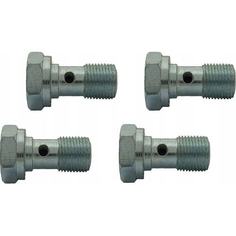 4 bulloni banjo - troppopieno - per occhielli M12x1 (Fi12) zincati SR-07 (1/5)