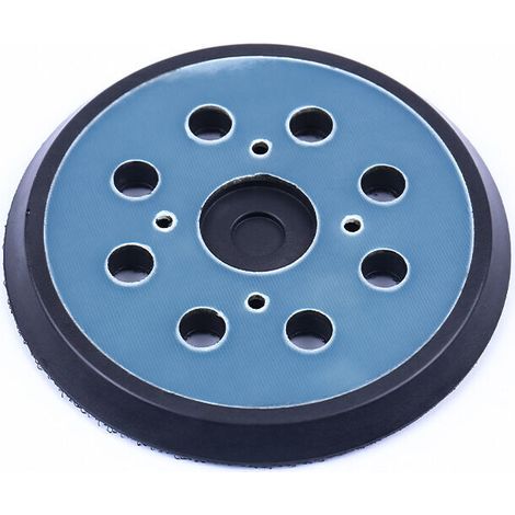 2 Stück 5 Zoll 8-Loch-Schleifpads Ersatzpad für Exzenterschleifer mit Klettverschluss (Blau) (1/4)