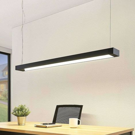 [GEBRAUCHT] Arcchio Cuna Led Pendelleuchte Schwarz, Eckig 122cm Lampe Leuchte Pendelleuchte B-Ware