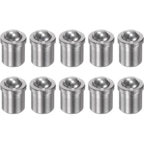 10pcs Plongeurs Ressort Bille 4x5mm 304 Acier Inoxydable Perles Positionnement Précision Plongeurs Ressort Bille Verrou Pour Porte Armoire Dispositifs Mécaniques Serres (1/5)