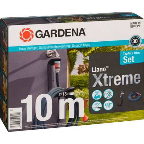 Gardena Textilschlauch Liano Xtreme 1/2 , 10 m Set + TapFix (1/10)