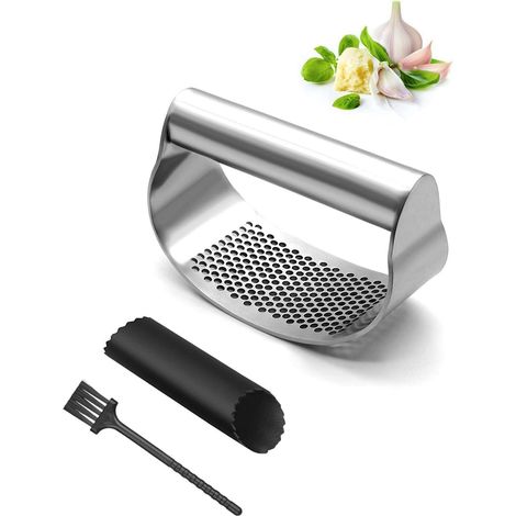 Spremiaglio - acciaio inossidabile, tagliaaglio, lavabile in lavastoviglie, KitchenAid, spremizenzero, spremiaglio, argento (1/5)
