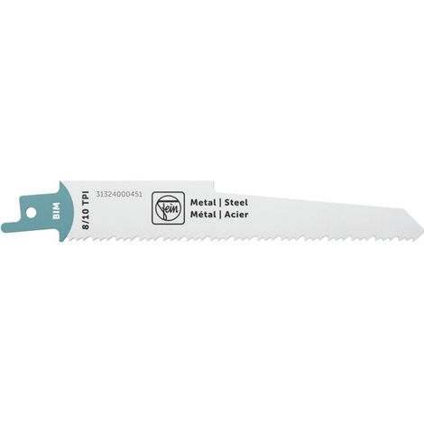 Lame de scie sabre Fein BIM 130 T8 / 10 MS - 31324000451