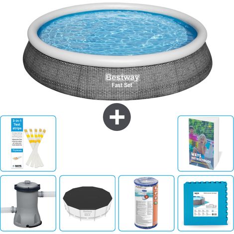 Bestway Fast Set Rund - 396x84 cm - 7-teilig  S254 (1/5)