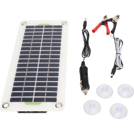 30W 12V USB Wasserdichtes Tragbares Solarpanel Polykristallines Ladekit für Wohnmobil, Boot, Van (1/5)