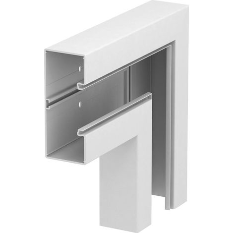 OBO Bettermann Ángulo plano 70x170mm Cloruro de polivinilo blanco puro RAL 9010, 6274720