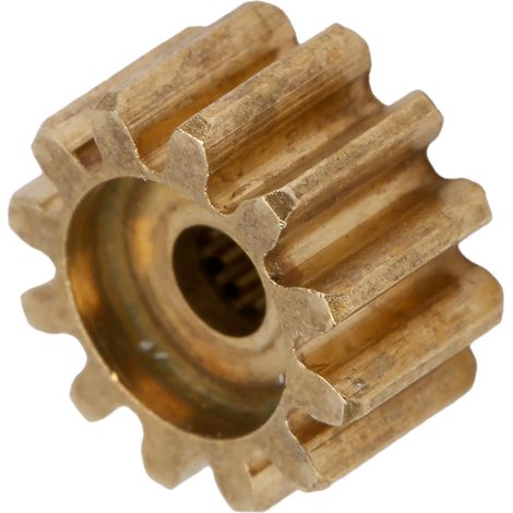 4305‑0025‑0012 Servo-Zahnrad, 12 Zähne, Messing, 25 Zähne, Keilwelle, Modul 0,8, Ersatzteile für Servos (1/5)