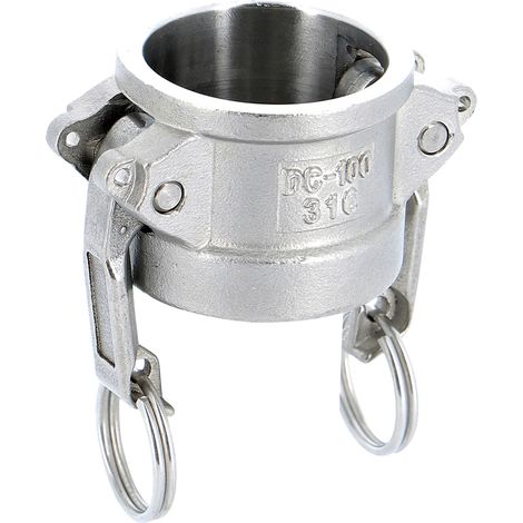 Raccord rapide à cames inox bouchon coupleur DC - 1''1/4 (33/42)