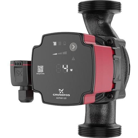 Circolatore elettronico per impianti di riscaldamento e condizionamento in ghisa 32-80 180 grundfos alpha1 go 93074178