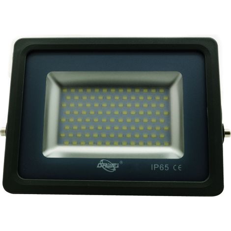 PROJECTEUR LED SMD SLIM POUR EXTÉRIEUR IP65 6000 K BLANC FROID GRIS 30 W