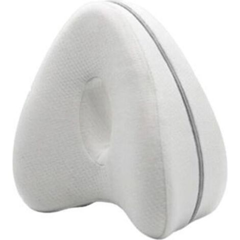 Oreiller d'alignement des Hanches - Soulage Les douleurs sciatiques et Jambes Personnes Dormant sur Le côté Coussin Entre Jambes pour Dormir(Blanc) (1/5)