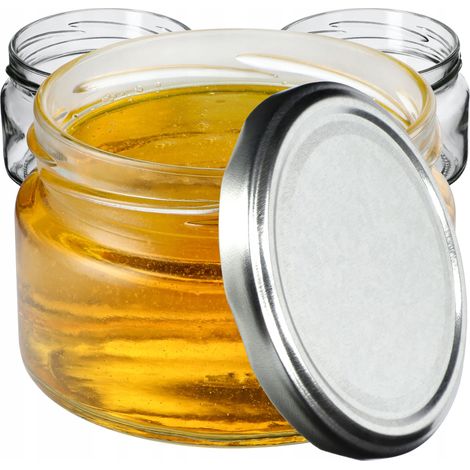KADAX kleine Einmachgläser 250 ml, Marmeladengläser mit Deckel, Luftdichte Gläschen zum Verschenken, (1/5)