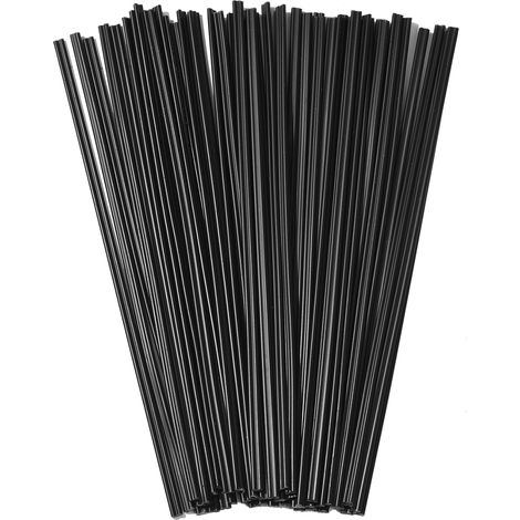 50 baguettes de soudure en plastique PP, tiges plates en polypropylène basse densité pour pare-chocs de voiture, tuyaux en plastique, déflecteurs de voiture