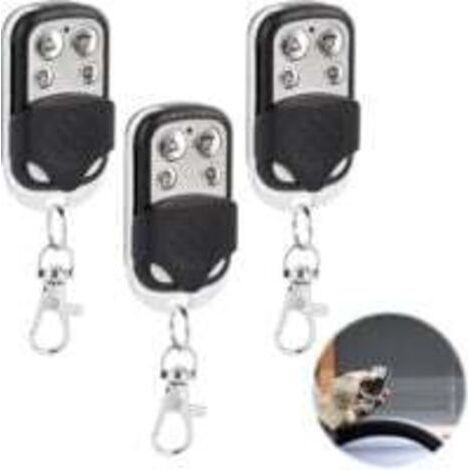 3 PCS Telecommande Universelle Portail, 433,92 Mhz Télécommande de portail Moderne Universelle Télécommandes Universelles pour Porte de Garage, Télécommande pour Porte de Garage (1/5)