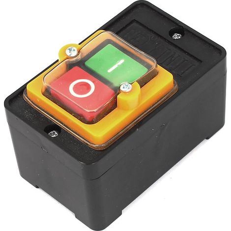 sourcing map 380V 10A ON/OFF Bouton-poussoir commande étanche poussoir KAO-10KH (1/2)