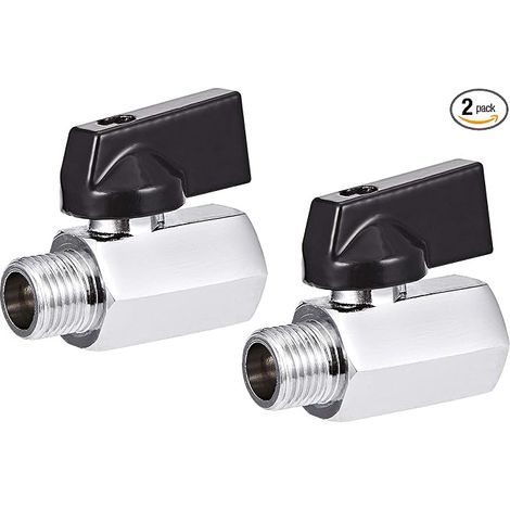 2 pièces Mini Valve hexagonale en laiton (1/5)