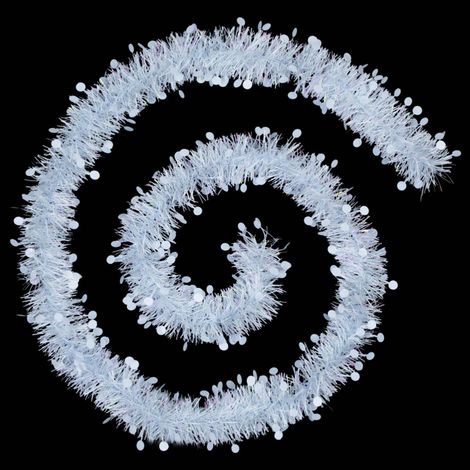 Guirnalda de pastillas en relieve 10cmx2m 4 pliegues blanco - Atmosphera créateur d'intérieur