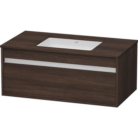 Mueble bajo lavabo KETHO 550x1000x426mm castaño