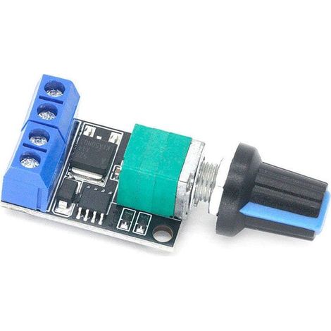 Moteur à courant continu PWM 10A 5V-16V, régulateur de vitesse réglable, interrupteur de commande de gradation (paquet de 2) (1/5)
