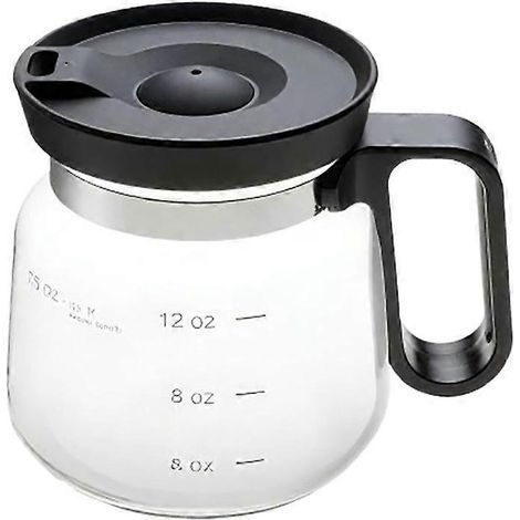 Mug à café en verre de 473 ml (16 oz) - Style cafetière, avec couvercle de voyage à paille, cadeau idéal pour collègues, amis et anniversaires. (1/5)