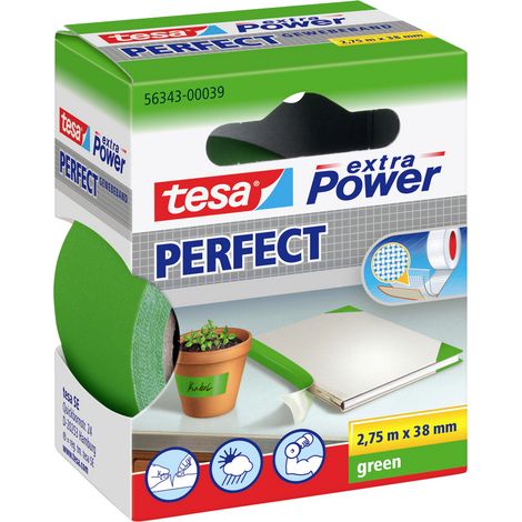 tesa PERFECT 56343-00039-03 Gewebeklebeband tesa® extra Power Grün (L x B) 2.75 m x 38 mm 1 St.