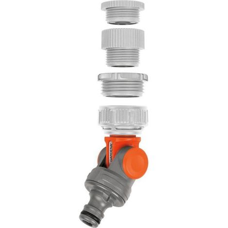 Raccord Coudé Fileté - Joint Pivotant Angulaire - Pour Enrouleur De Tuyau D Arrosage - G 3/4 - 26 5 Mm - 1 Piece (1/5)