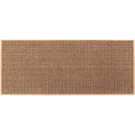 Tapis Cuisine - Antidérapant Caoutchouc Arrière - En Jute Et Lin - Pour Évier - 45 x 75 cm - 1 Pièce