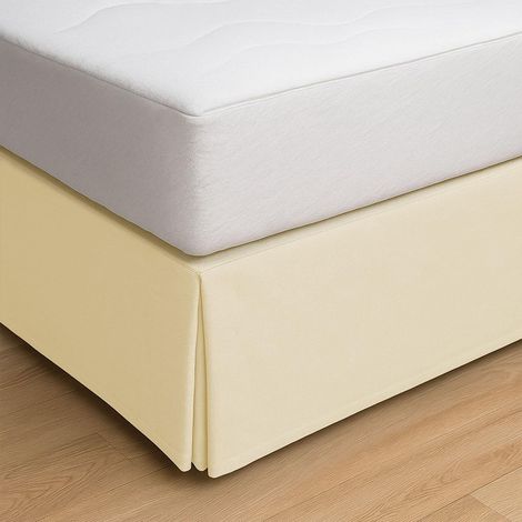 Housse de canapé 100% fabriquée en Espagne pour lit de 160 x 190/200 cm Beige Ajustement antidérapant et Respirant (1/5)