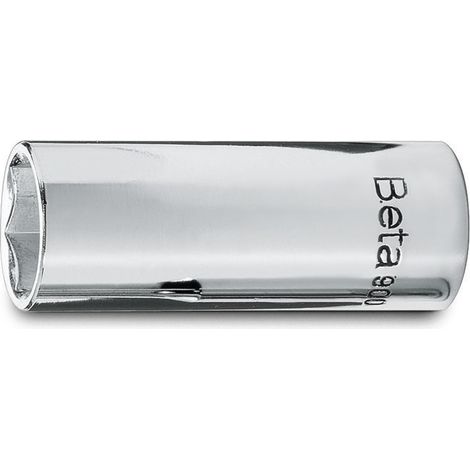 Beta 900L 9 - Chiavi a bussola con attacco quadro femmina 1/4", tipo lungo bocca esagonale, cromate (1/2)