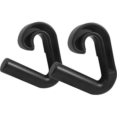 Poignées de traction antidérapantes pour un travail musculaire et articulaire optimal - Kensui noir (1/5)