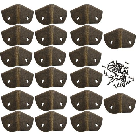 Protections d'angle pour Meubles Café Design Quatre Coins en Alliage de Zinc 20 Pièces avec Vis Facile à Installer pour Protéger Vos Meubles (1/5)