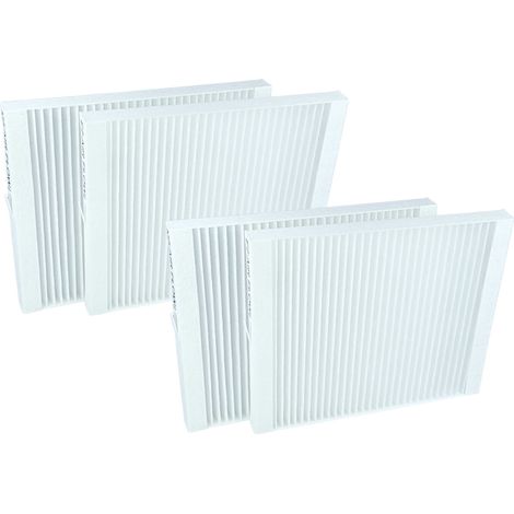 vhbw Filterset Ersatz für Bosch FSM5 100, 4062321247027, 7738113336 für Lüftungsgerät - Luftfilter M5 / F7 (4 Stück), 21,6 x 18 x 1,8 cm, Weiß (1/4)