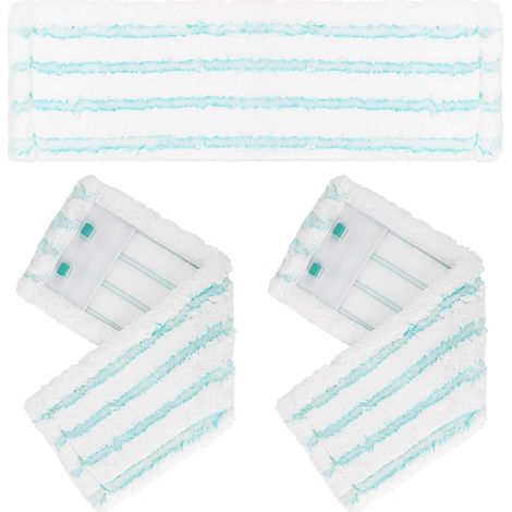 3-Pack Ersatz Wischbezüge für Leifheit Profi XL Micro Duo, Bodenwischer Ersatzbezug für Leifheit, Effiziente Mikrofaser Ersatzbezug für Alle Hartböden (1/5)