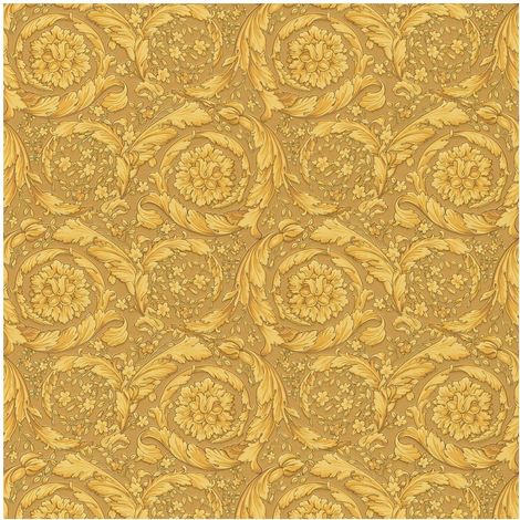 Exclusive luxury wallpaper wall Profhome 935833 non-woven wallpaper textured with floral ornaments shiny gold 7.035 m2 (75 ft2) (1/5)