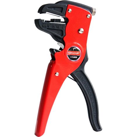 Pince à dénuder et à couper les câbles automatique, outil de sertissage (17,8 cm), pince à dénuder 2 en 1 pour câbles électriques de 0,2 à 6,0 mm²
