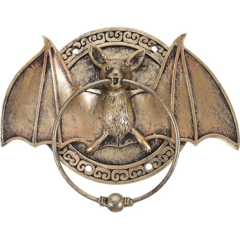 de porte d entrée en résine Tofficu motif chauve souris