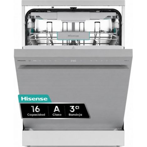 Hisense HS663A90XUK - Lavavajillas 60 Cm A 16 Cubiertos Inox (1/2)