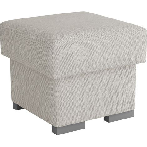 Reposapiés Ovos, Crown 16, 43x50x50cm, Diámetro: 0, Tapiz, Patas: Plástico, Madera, 0, Caja de almacenamiento