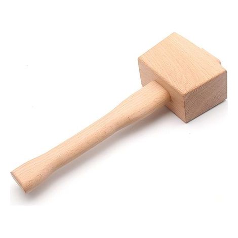 Maillet de menuisier en Bois Marteau PoignéE Outil Menuiserie à Hêtre Frappe Inclinée Pour Bricolage Travail Du 245 mm (1/5)