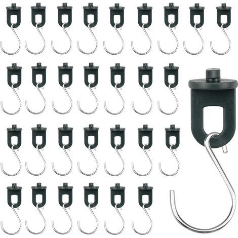 50pcs Greenhouse Hanging Clips and 50pcs S-Hooks, Greenhouse Clips, Plant Accessories, Greenhouse Clips, Plant Support, Pack of 100 (1/5)