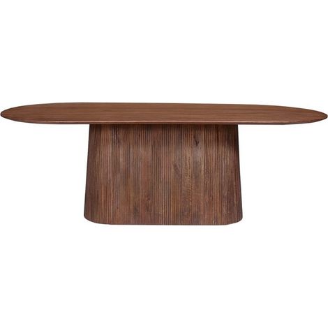 Collezione tavolo RIMBAUD effetto legno marrone chiaro lunghezza 230 cm