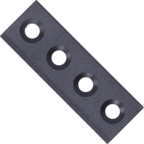 Plaque de connexion rail porte grange Tnfeeon en acier au carbone 9 cm (1/5)