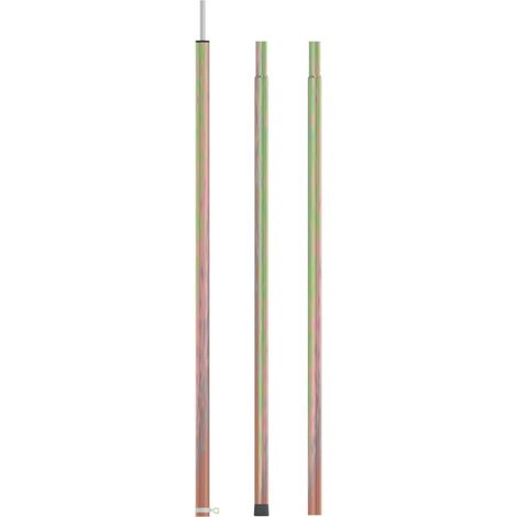 Teleskop-Zeltstange mit 170-255 cm Länge Verzinkter Stahl