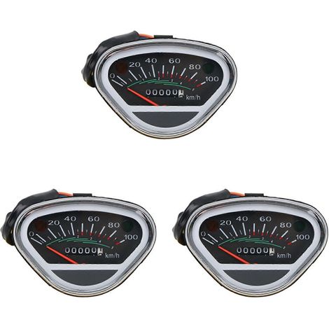 3-facher Tachometer für Honda DAX 70 Motorrad, mit Drehzahlmesser und Kilometerzähler, 100 km/h (1/5)