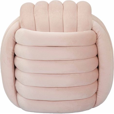 Tabouret Softy Rose 45 x 45 x 45 cm (1/5)