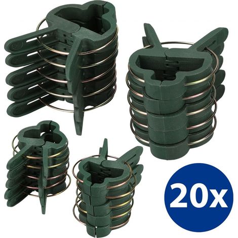 Soportes para plantas, bridas, tamaños pequeños y grandes. (1/5)
