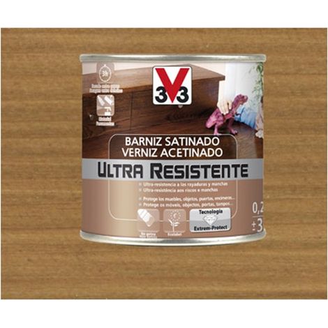 Barniz interior al agua ultra resistente satinado 250 ml rob