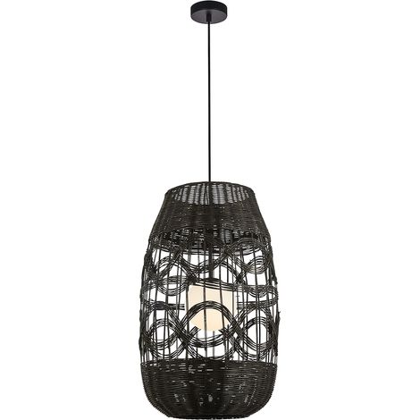 Lampada a sospensione Arona 1 E14 nera Milagro ML0355 (1/5)