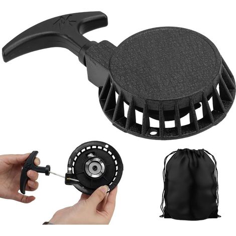 1 Pocket Bike Starter, Aluminiumlegierung, 98 mm Durchmesser, für Mini-ATV 47 cm³ 49 cm³, 2-Takt-Motorrad (1/5)